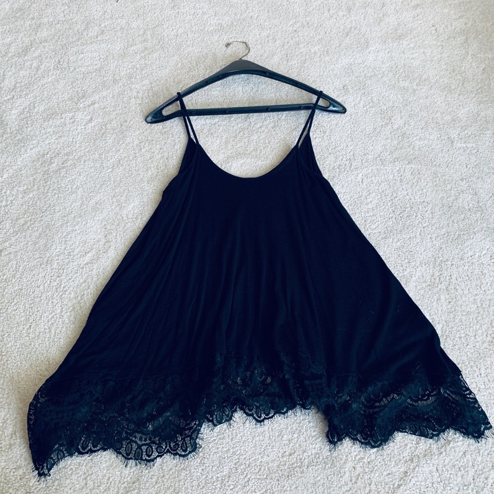 Black tank top with Lace